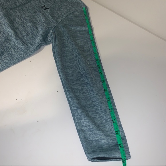 Under Armour COLDGEAR 1/4 Zip FLEECE Lined Sweater Jacket Men Med Long Sleeve - Picture 13 of 14